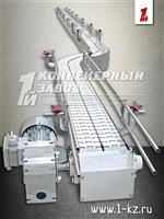Двухрядный пластинчатый конвейер