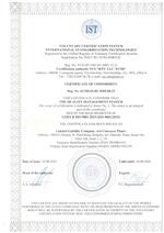 CERTIFICATE OF CONFORMITY Reg. No. ECSD.SS.RU.0305.08.23