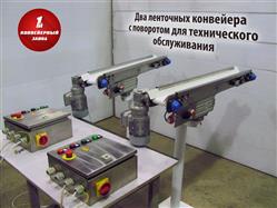 Ленточные конвейеры с поворотом для техобслуживания