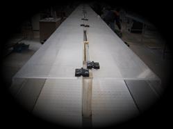 Двухрядный конвейер для транспортировки конфет