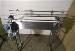 Конвейер с модульной лентой для этикетировки продукции