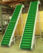 Наклонные конвейера с гофробортом и перегородками