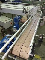 Система конвейеров для подачи бутылок на линию розлива