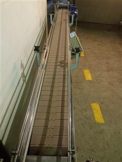 Пластинчатый конвейер с шириной цепи 152,4 мм