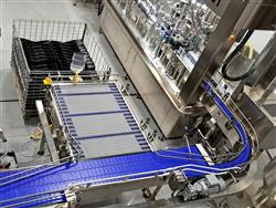 Система конвейеров и накопительных столов для автоматизированной линии розлива вина